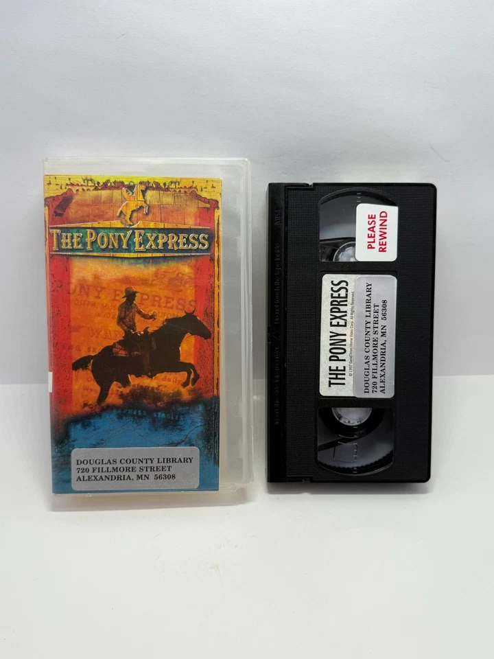 The Pony Express (VHS Tape 1994) American Traditions- Narrated by Red Steagall - Image 1 of 4