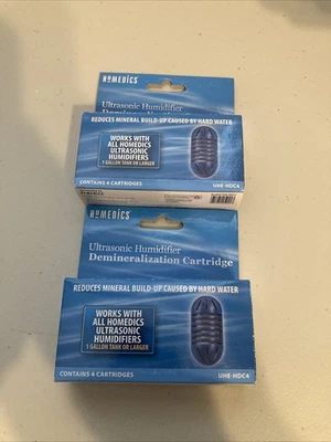 2 Boxes Homedics Ultrasonic Humidifier Demineralization Cartridge Total 8 Pack - Image 1 of 4