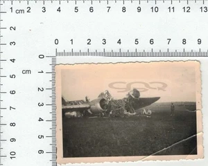 Foto abgeschossenes Flugzeug 2 Wk , 2. Weltkrieg Trümmer Wrack - Bild 1 von 2