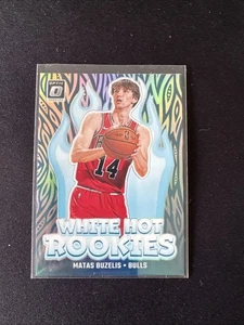 2024-25 Panini Donruss Optic Matas Buzelis White Hot Rookies Silver Prizm RC #10 - Bild 1 von 2