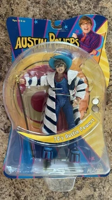 DE COLECCIÓN NUEVO EN PAQUETE AÑOS 70 MUÑECA AUSTIN POWERS FIGURA MEZCO GROOVY OUTFIT 2002 Foto 1 de 2