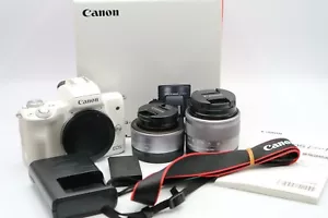 Kit de lentes Canon EOS Kiss M doble zoom - blanco - Imagen 1 de 9