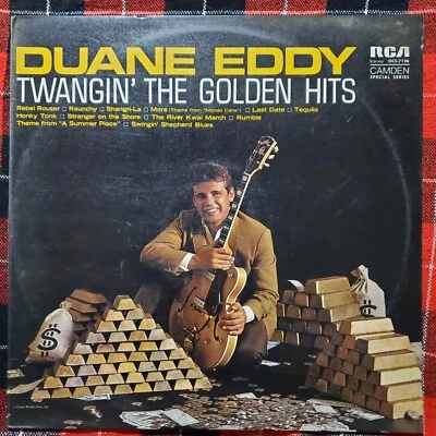 Duane Eddy – Twangin' The Golden Hits - 60's Rock n Roll Guitar - - Image 1 of 4