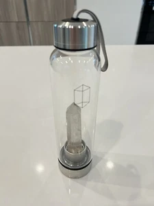 Glacce Smokey Quartz Crystal Infused Water Bottle - Picture 1 of 3