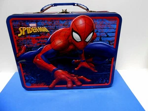 Marvel Spider-Man (Full Body Pose) Tin Lunch Box Tote New - Picture 1 of 11