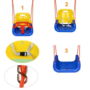 Kinderschaukel Kinder 3 in 1 Schaukel Stabil Babyschaukel für Garten & Zimmer - Bild 1 von 13