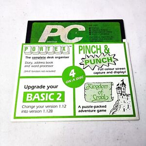 PC AMSTRAD JULY 1987 - PORTEX BASIC 2 PINCH & PUNCH KINGDOM OF CRAAL FLOPPY DISC