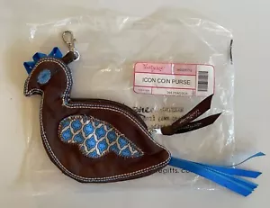 Thirty-One Icon Peacock Mini Coin Change Purse HTF New in Original Packaging - Picture 1 of 5