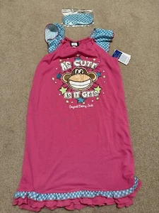 Bobby Jack Nightgown and Sleep Mask, size 10/12, brand new with tags - Picture 1 of 6