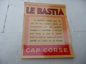 étiquette ancienne LE BASTIA CAP CORSE - Picture 1 of 2
