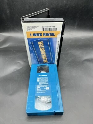 Vintage Blockbuster Video Clamshell Man On Fire 2004 Denzel Washington VHS Rare - Image 1 of 4