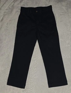 Wonder Nation Pants Boys Size 5 Navy Uniform Stretch Adjustable Waist - Picture 1 of 7