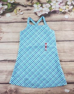 Vestido Solero Gymboree Vintage Piscina Fiesta Talla 5 Bebé Niña Azul a Cuadros Nuevo con Etiquetas  - Imagen 1 de 5