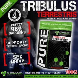 TRIBULUS TERRESTRIS 98% SAPON TESTOSTERONE STRONG BOOSTER LIBIDO ENHANCER PCT - Picture 1 of 1