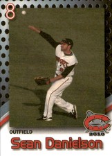 2010 Carolina Mudcats Team Issue #11 Sean Danielson Euless Texas Baseball Card