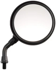 Espejos retrovisores de moto vástago corto estilo universal M10 para Kawasaki Zii 10 mm negro - Imagen 1 de 5