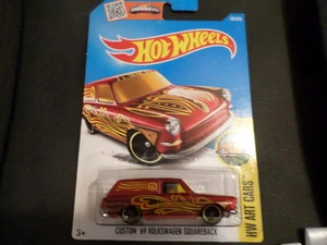 HW HEISSRÄDER 2016 HW ART CARS #2/10 CUSTOM 69 VW SQUAREBACK BURG HOTWHEELS VHTF - Bild 1 von 1