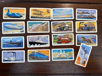 Vintage Red Rose Tea Collector Series 10 Cards (Lot) 16 Transportation - Image 1 of 3