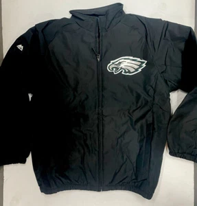 Philadelphia Eagles NFL Majestic Men's Full-Zip Winter Jacket Medium - Picture 1 of 2