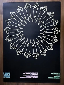 Póster【TRADICIÓN Y NUEVAS TÉCNICAS 12 Graphistes Japonais】Shigeo Fukuda - Imagen 1 de 1