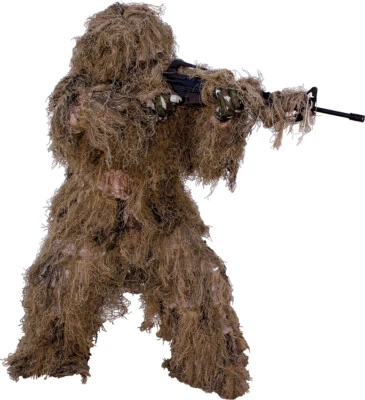 New Red Rock Outdoor Gear 5-Piece Ghillie Suit Desert 70916M/L - Image 1 of 4