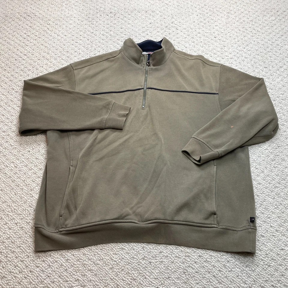 Grand Slam 1/4 Cremallera Sudadera Chaqueta Para Hombres XXL Verde Pullover Golf Algodón Bolsillos Foto 1 de 4