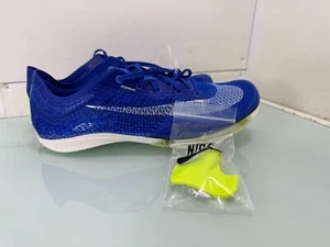 Nike Air Zoom Victory Track Spikes Mens Size 12 Racer Blue White CD4385-400 - Picture 1 of 10