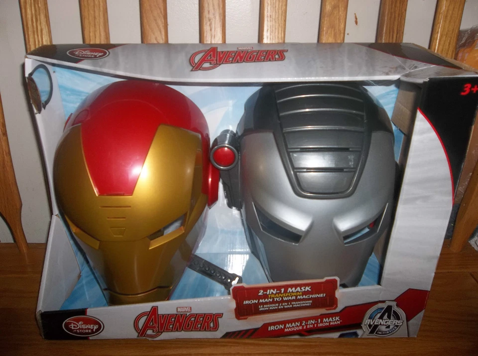 MASCARILLA DISNEY STORE IRON MAN 2 PIEZAS (NUEVA) Foto 1 de 1