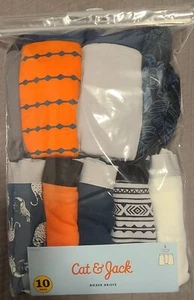 Cat & Jack Boys' 10pk Cotton Boxer Briefs Large (12/14) - Picture 1 of 2
