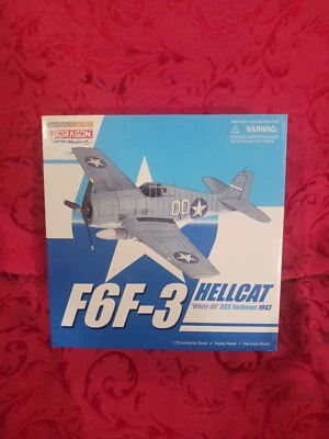 Dragon Warbirds DRW50240 F6F Hellcat White 00 Yorktown Fighter 1943 Ww2 - Image 1 of 2