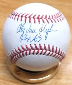 Signed Andy Van Slyke "3x AS" Official Major League Baseball w/ Show ticket - Picture 1 of 1