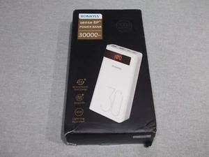 ROMOSS Sense8 PS Pro 30000mAh Power Bank Fast Charge Digital Display - Picture 1 of 7