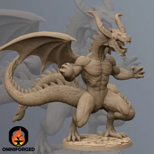 Baharan JRPG Fantasy Miniature RN Estudio Dragon 28mm 32mm - Picture 1 of 2