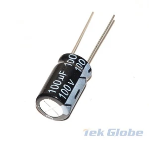 10PCS 100UF 100V 105°C Radial Electrolytic Capacitor 10X16mm - Picture 1 of 1
