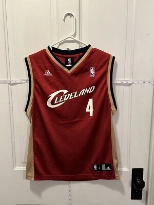 Camiseta de los Cleveland Cavaliers Adidas Antawn Jamison #4 Jóvenes Niños Grande NBA Cavs Foto 1 de 4