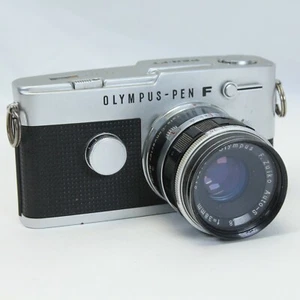 Olympus Pen FT Silver E. Zuiko Auto-S 38mm F1.8 Half Frame Film Camera Guarantee - Picture 1 of 10