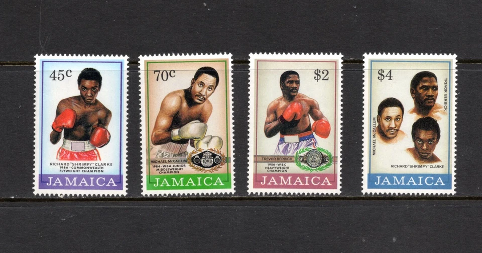 S4231 Jamaica 1986 Campeones de Boxeo Deportivos 4v.  MNH Foto 1 de 1