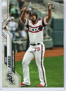 Jose Abreu Chicago White Sox 2020 Topps Series 2 Jumbo 5x7 Photo Variation SP
