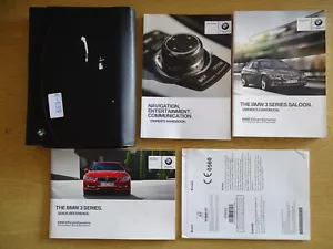 GENUINE BMW 3 SERIES SALOON F30 2012-2015 OWNERS MANUAL HANDBOOK PACK E-639 - Picture 1 of 4