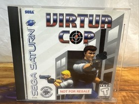 Virtua Cop - Sega Saturn - Not for Resale - Complete In Box - Tested