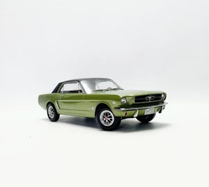 NOREV 1:18 FORD Mustang Coupe 1965 Green Alloy Diecast Car Model Gifts Display - Picture 1 of 5