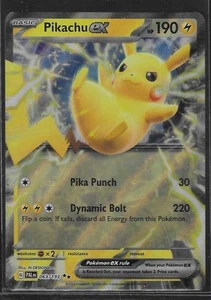 Pikachu ex Paldea Evolved (NM) Pokemon Card # 063/193 Double Rare - Picture 1 of 2