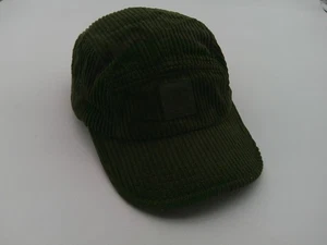 Carhartt WIP Hat Cap Strap Back One Size Mens Green Corduroy Erie 5 Panel - Picture 1 of 10