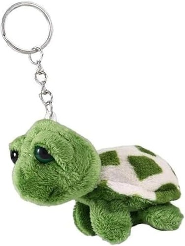 Green Mini Sea Creatures Turtle Doll Keychain Gift Plush Key Ring ...