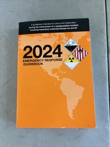 2024 Emergency Response Guidebook ERG 7.5” x 5.5” Soft Bound – Like New - Picture 1 of 3