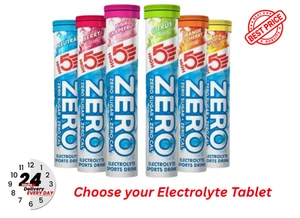 High 5 Zero Electrolyte Hydration Sports Drink Tablets Running Nutrition - Picture 1 of 25