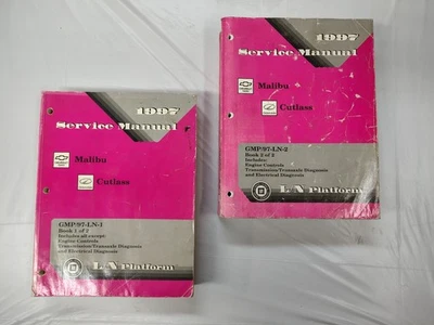 Chevrolet Malibu 1997, Oldsmobile Cutlass (plataforma L/N) manuales de servicio 1 y 2 Foto 1 de 4