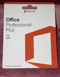 Microsoft Office Professional Plus 2019 1PC Card - Picture 1 of 6