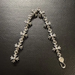 chrome hearts style cross bracelet - Picture 1 of 4