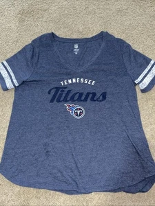 NFL Team Appeared Women XL Tennessee Titans V-neck - Picture 1 of 2
